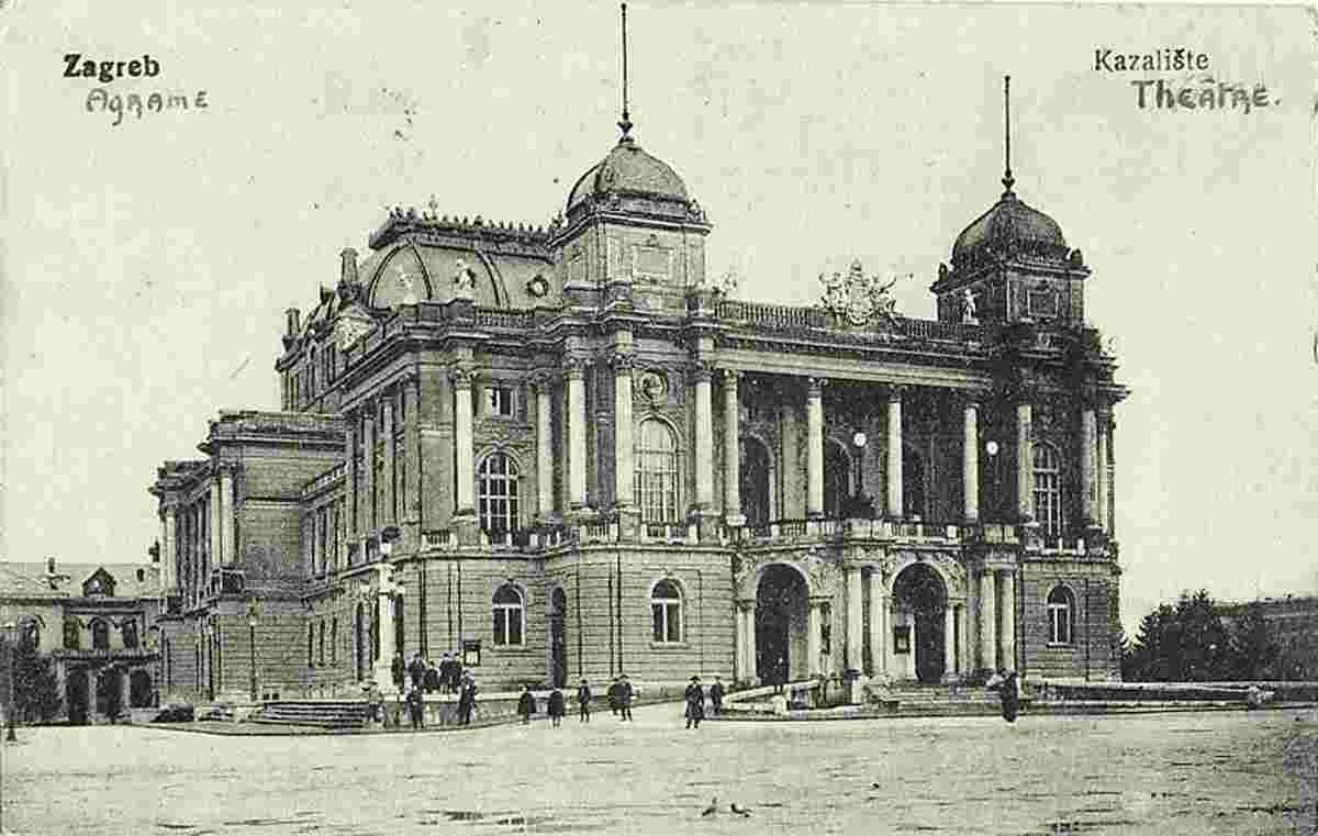Zagreb. Theatre (Kazalište)