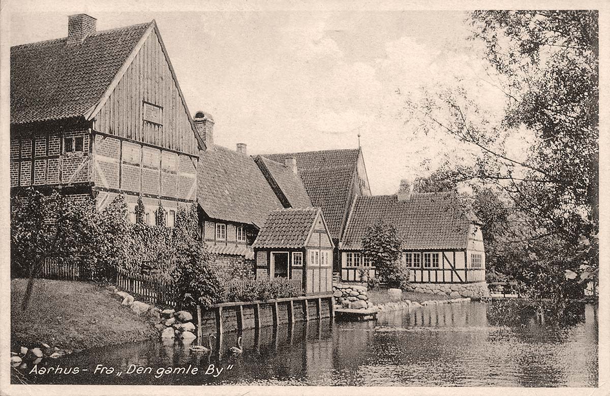 Aarhus. 'Den gamle By' - 'Old Town', museum open-air, 1931