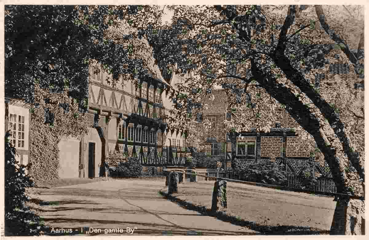 Aarhus. 'Den gamle By' - 'Old Town', museum open-air 