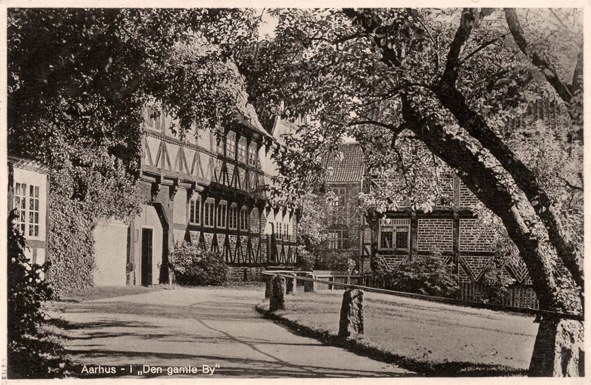 Aarhus. 'Den gamle By' - 'Old Town', museum open-air 