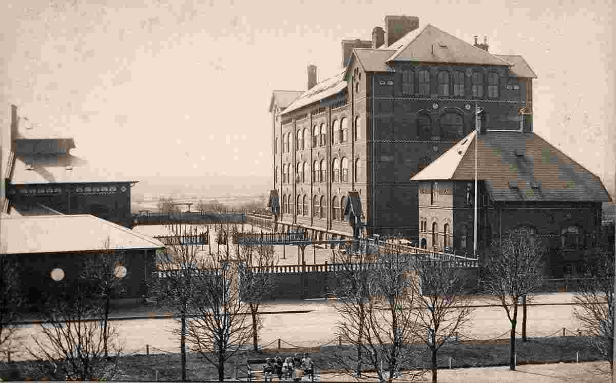 Aarhus. Ingerslev Boulevard School, circa 1915