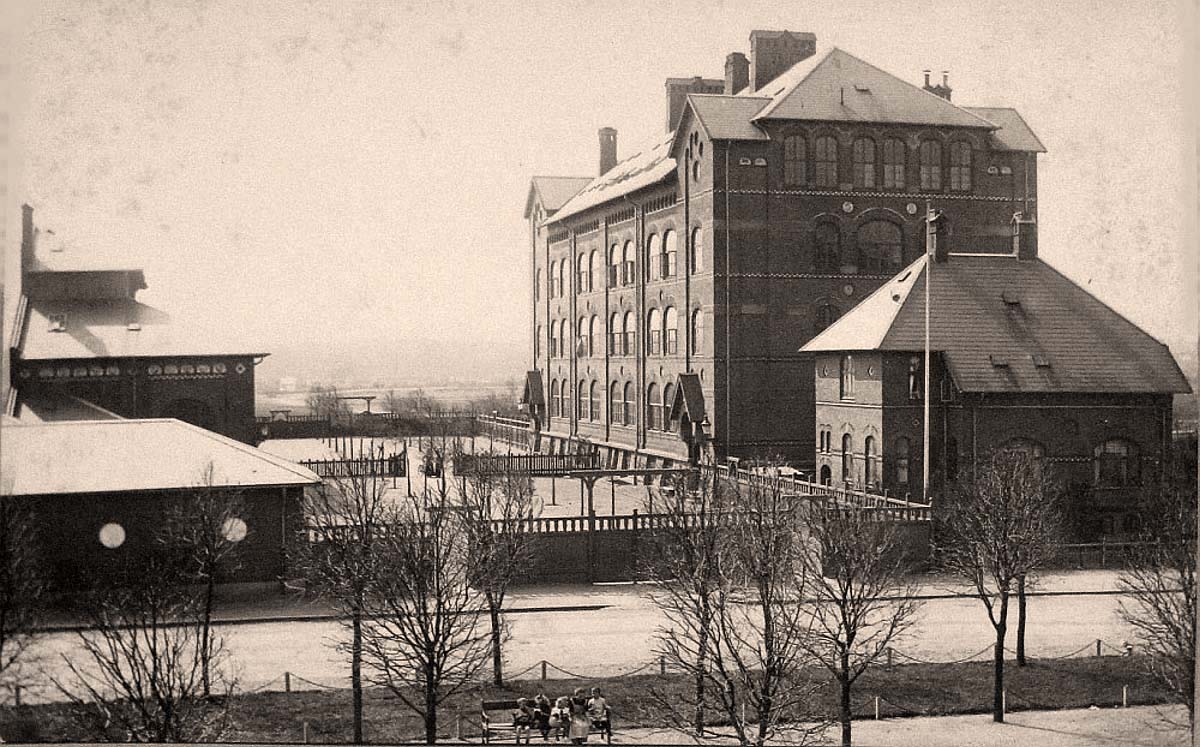 Aarhus. Ingerslev Boulevard School, circa 1915