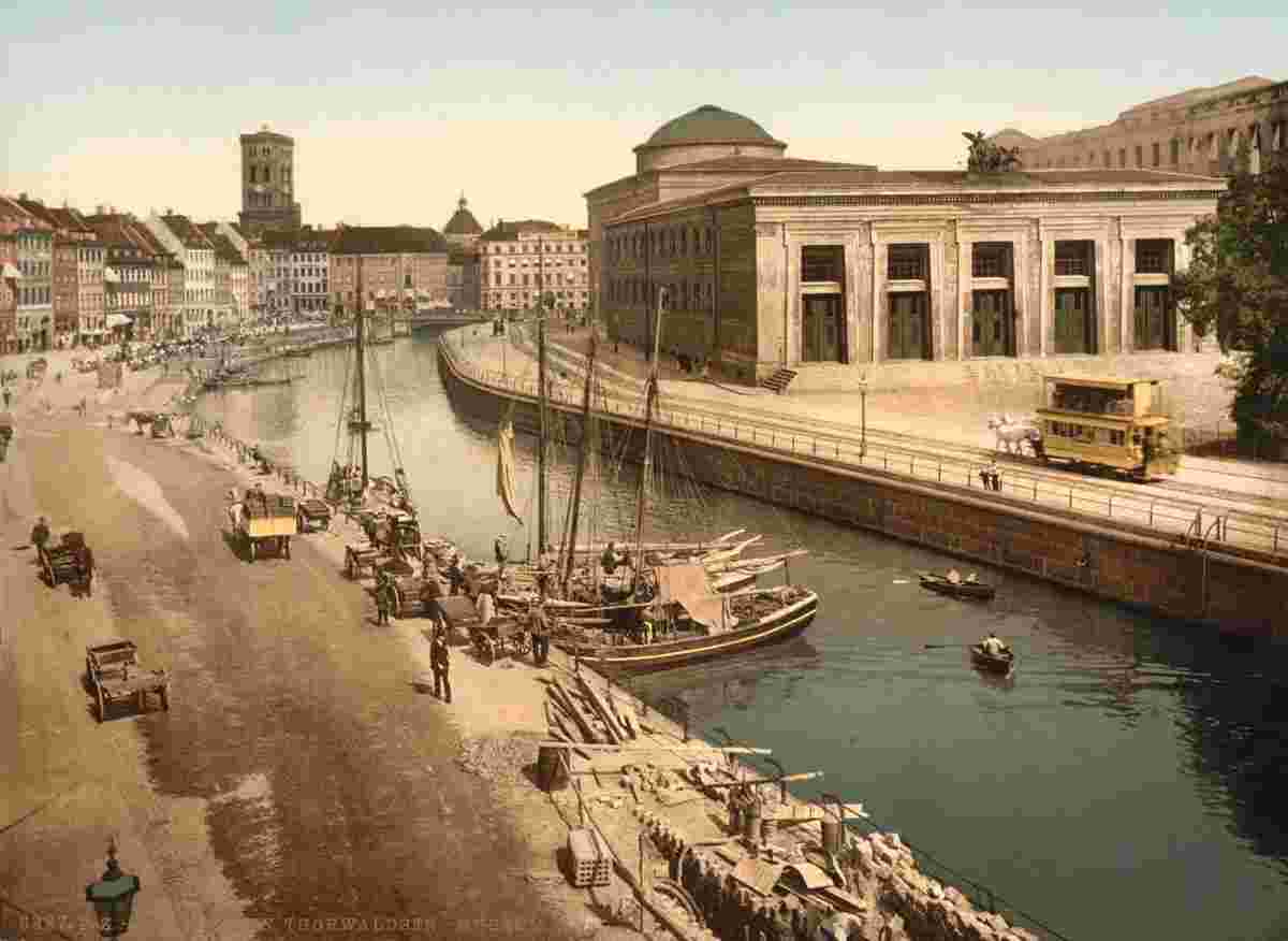 Copenhagen. Thorvaldsen Museum, circa 1890