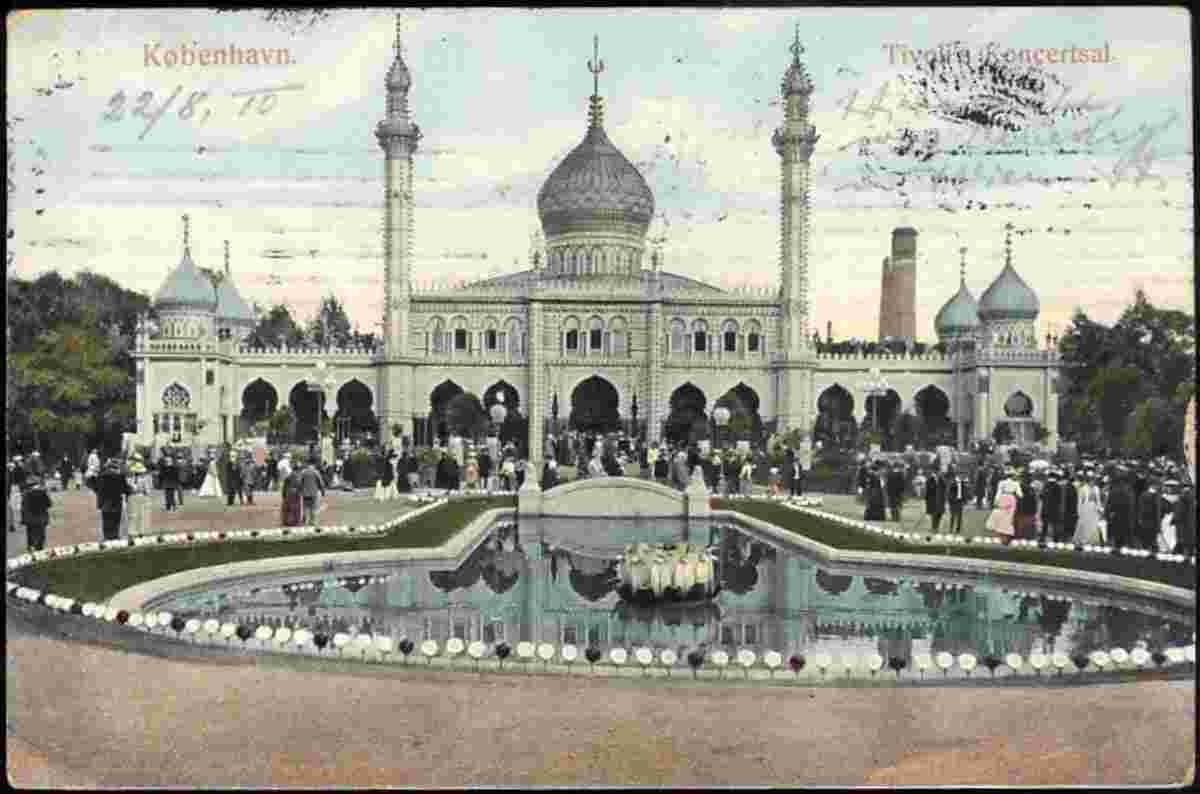 Copenhagen. Tivoli Garden and Mosque, 1910