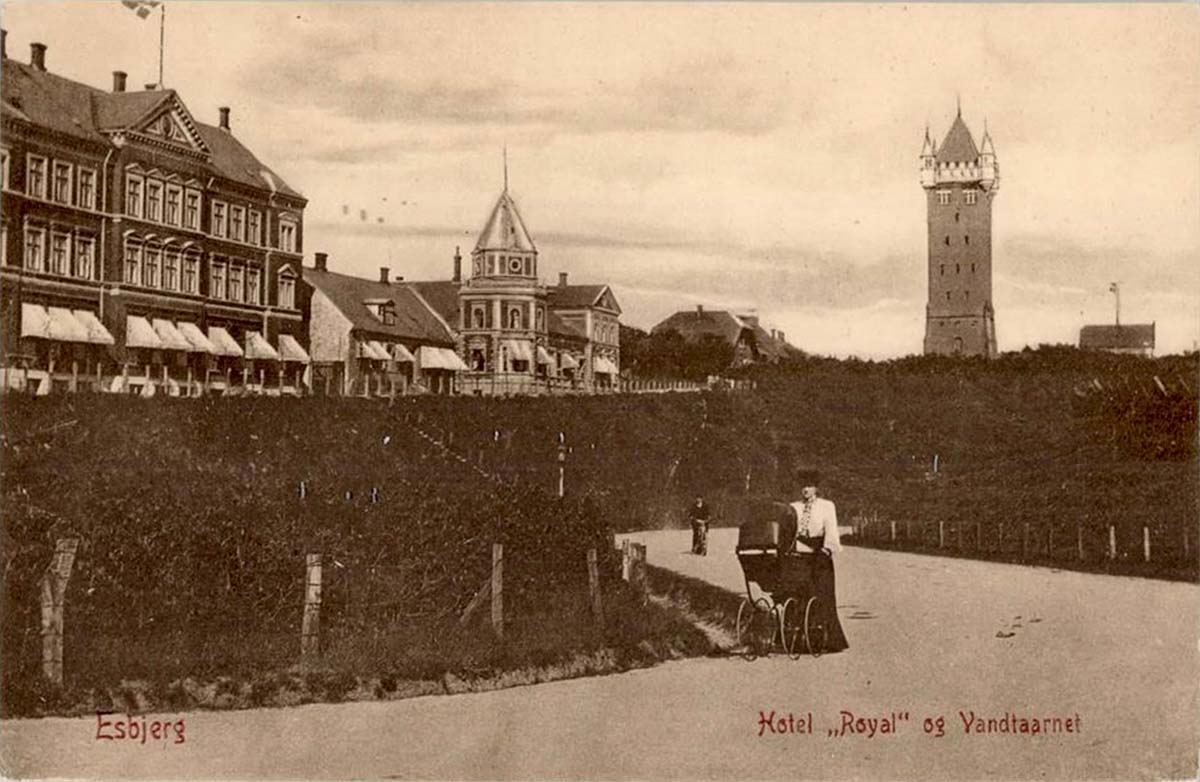 Esbjerg. Hollow road, 1911