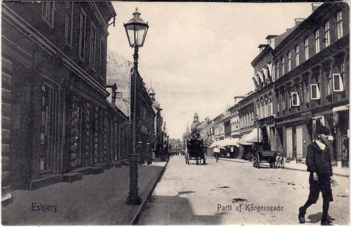 Esbjerg. Kongensgade - King's street