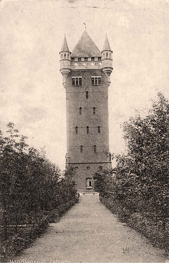 Esbjerg. Vandtårnet - Water tower, 1919
