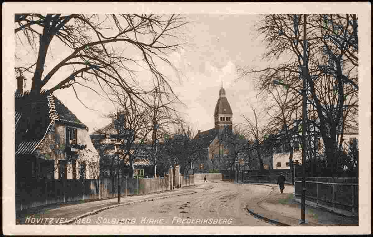 Frederiksberg. Howitzvej and Solbjerg Church