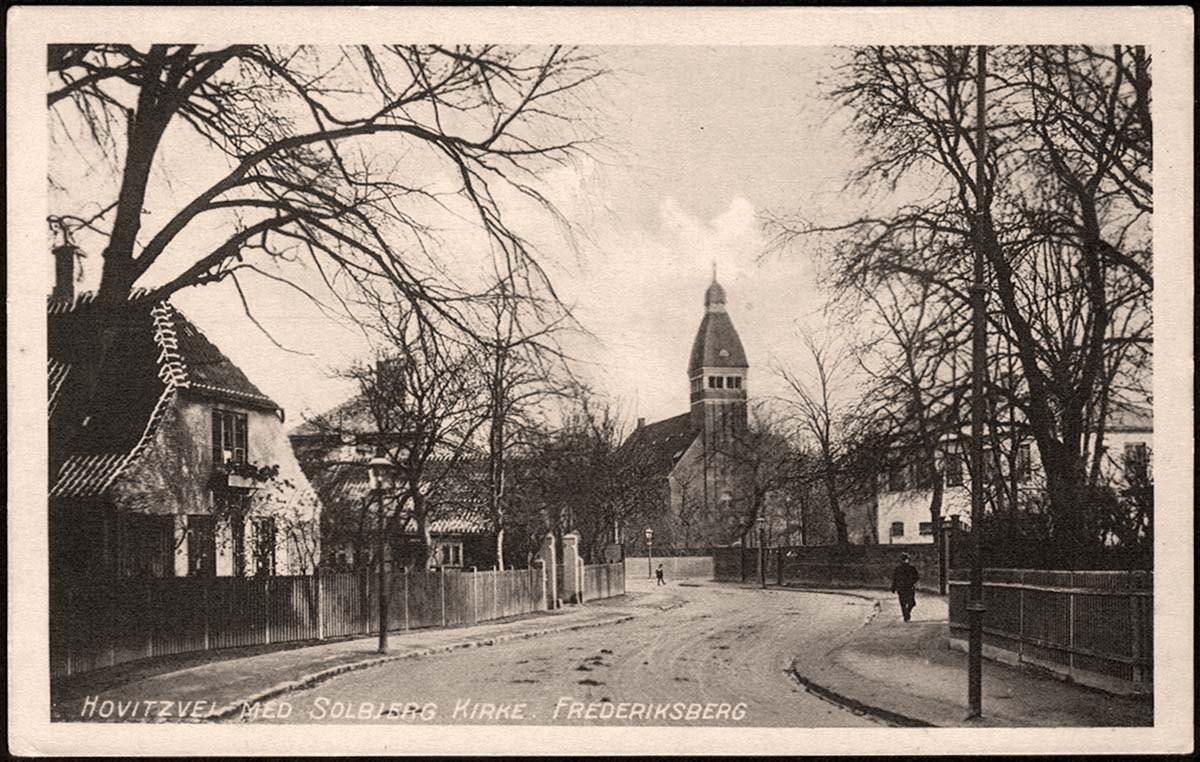 Frederiksberg. Howitzvej and Solbjerg Church