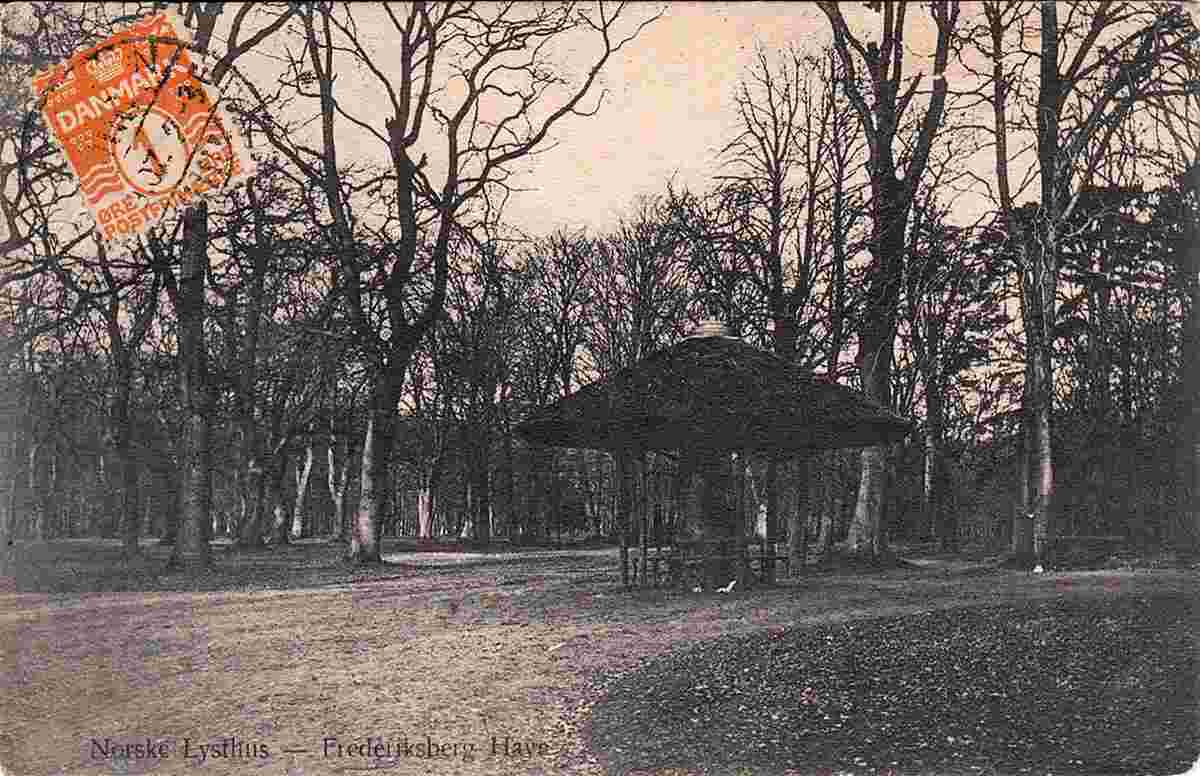 Frederiksberg. Norske lysthus i have