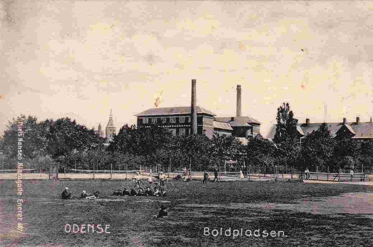 Odense. Boldplatsen - Football field