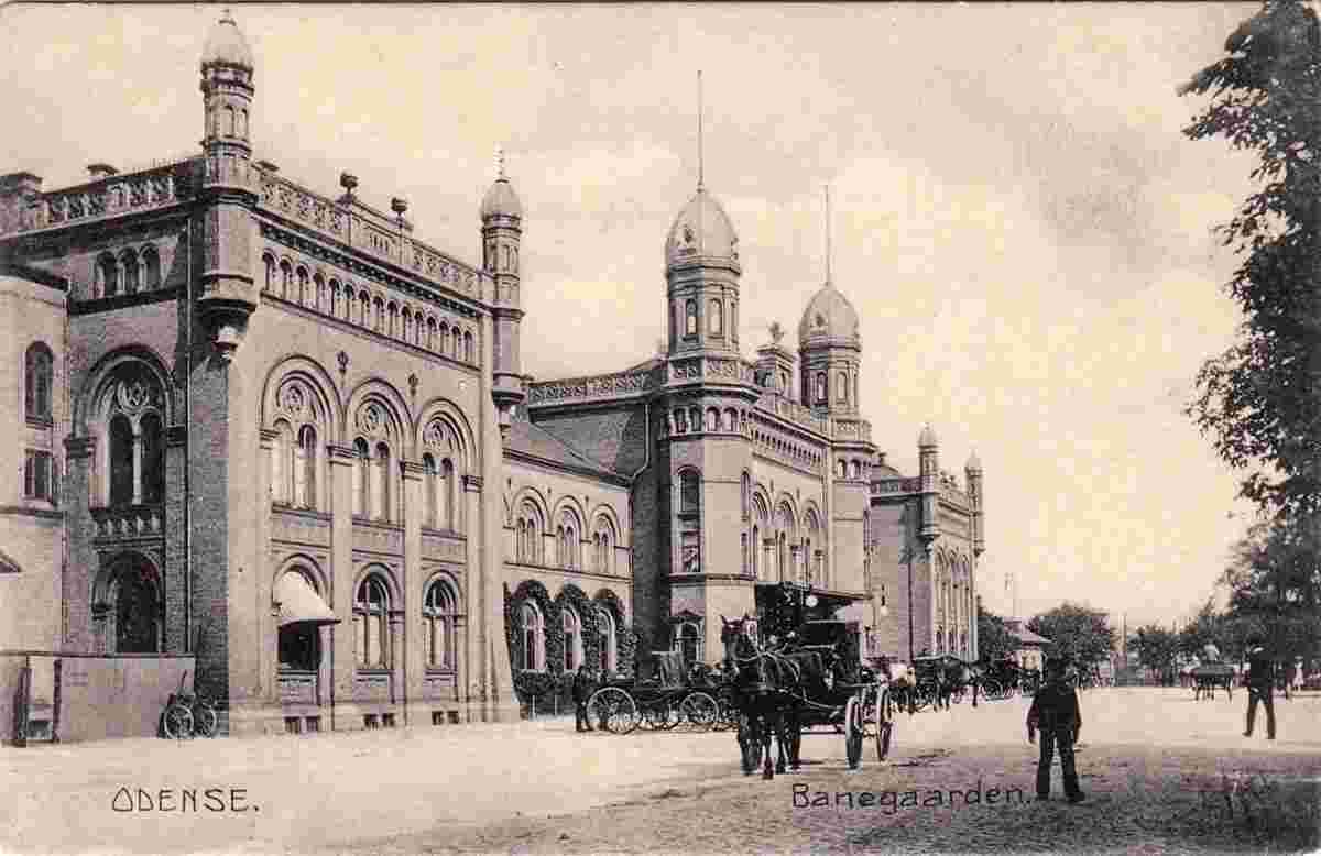 Odense. Central Railway station