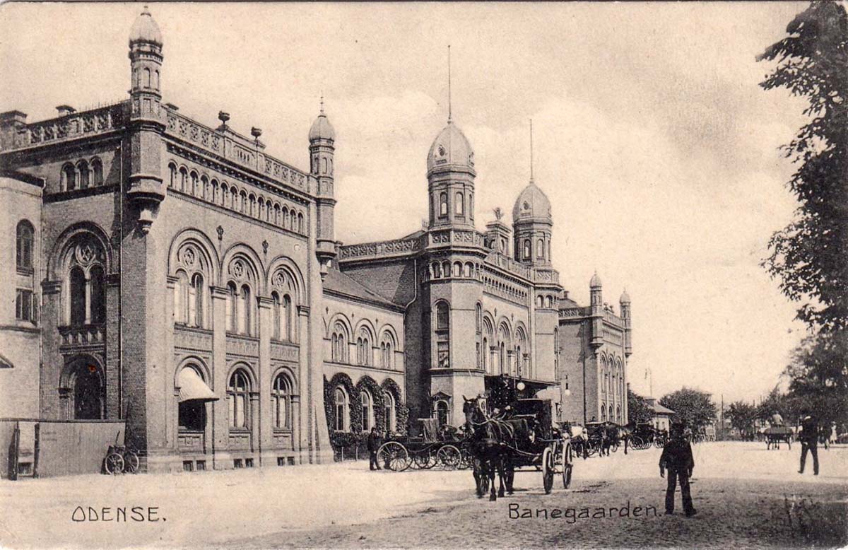 Odense. Central Railway station