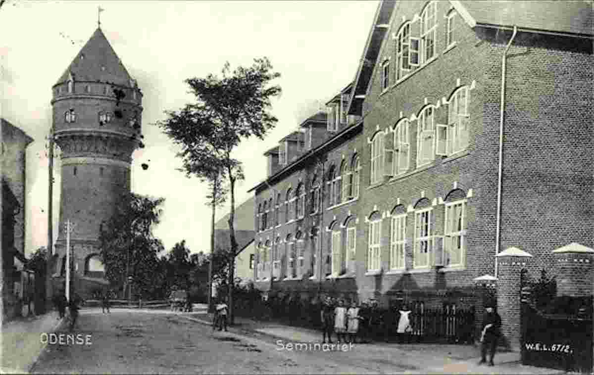 Odense. Seminary and Water tower