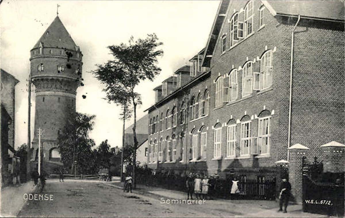 Odense. Seminary and Water tower