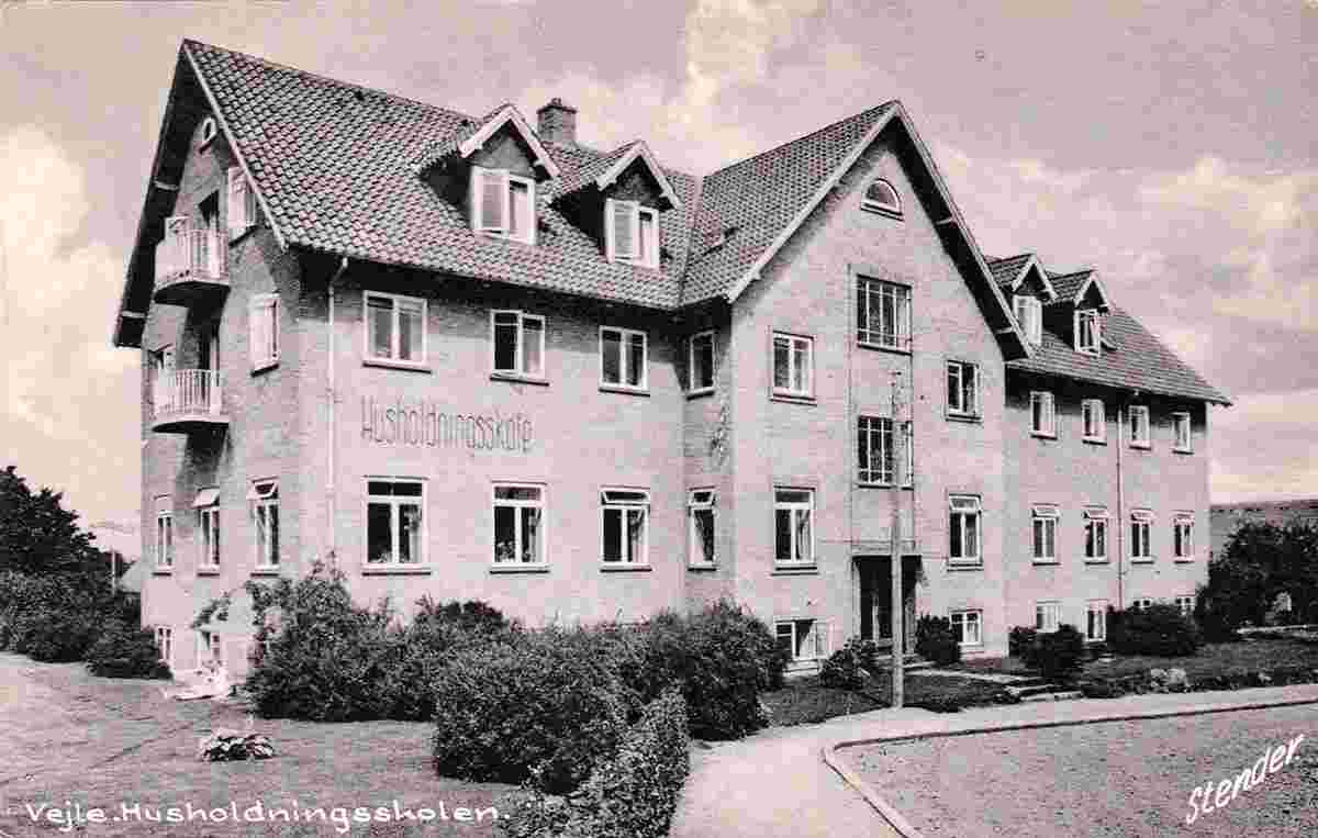 Vejle. Husholdnings skole - Household school, 1965