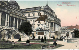 Budapest. Castle garden, Statue of Prince Eugene