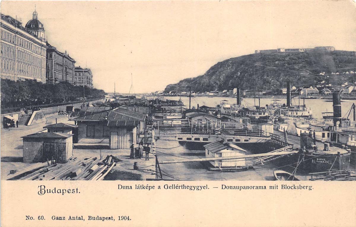Budapest. Danube panorama with Blocksberg