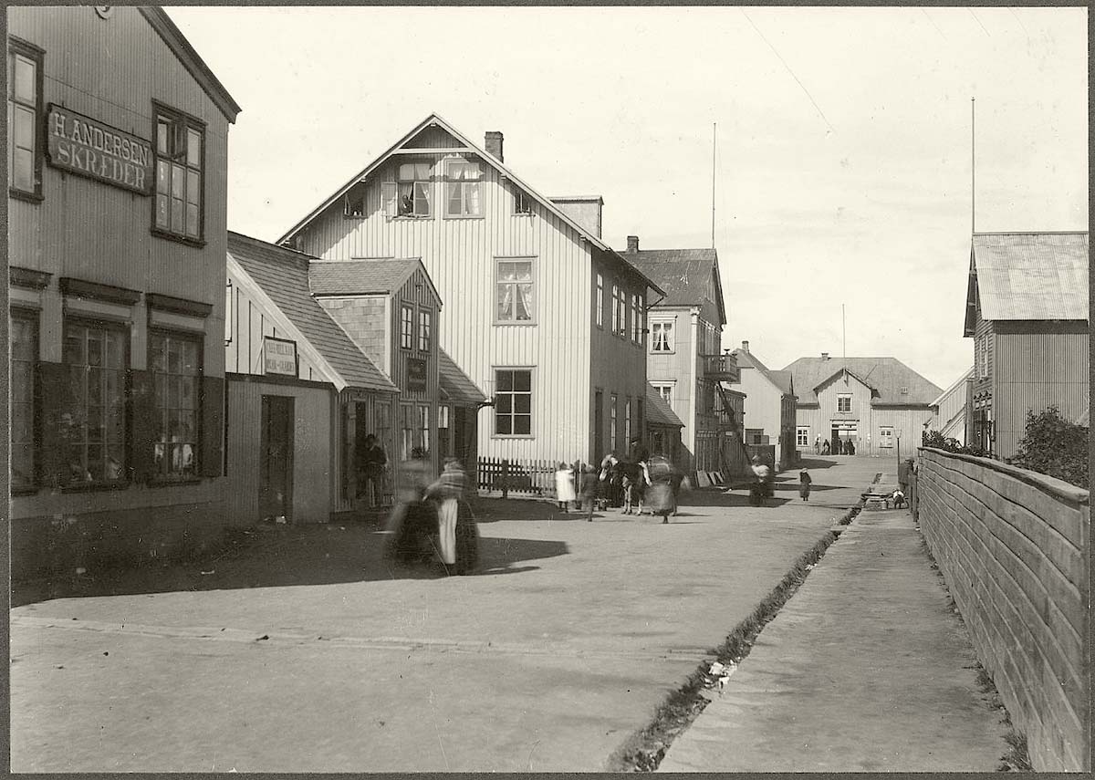 Reykjavík. Panorama of the city, circa 1900