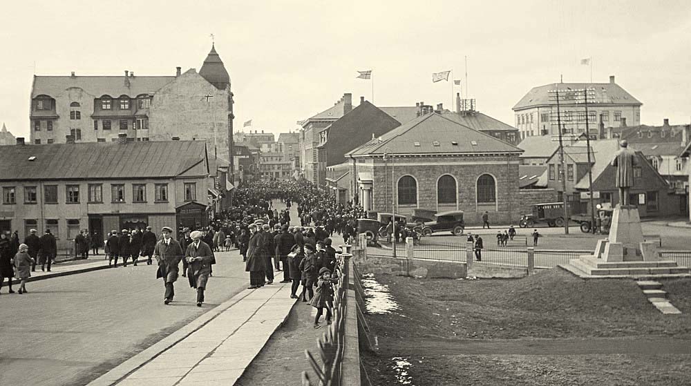 Reykjavík. Panorama of the city, center