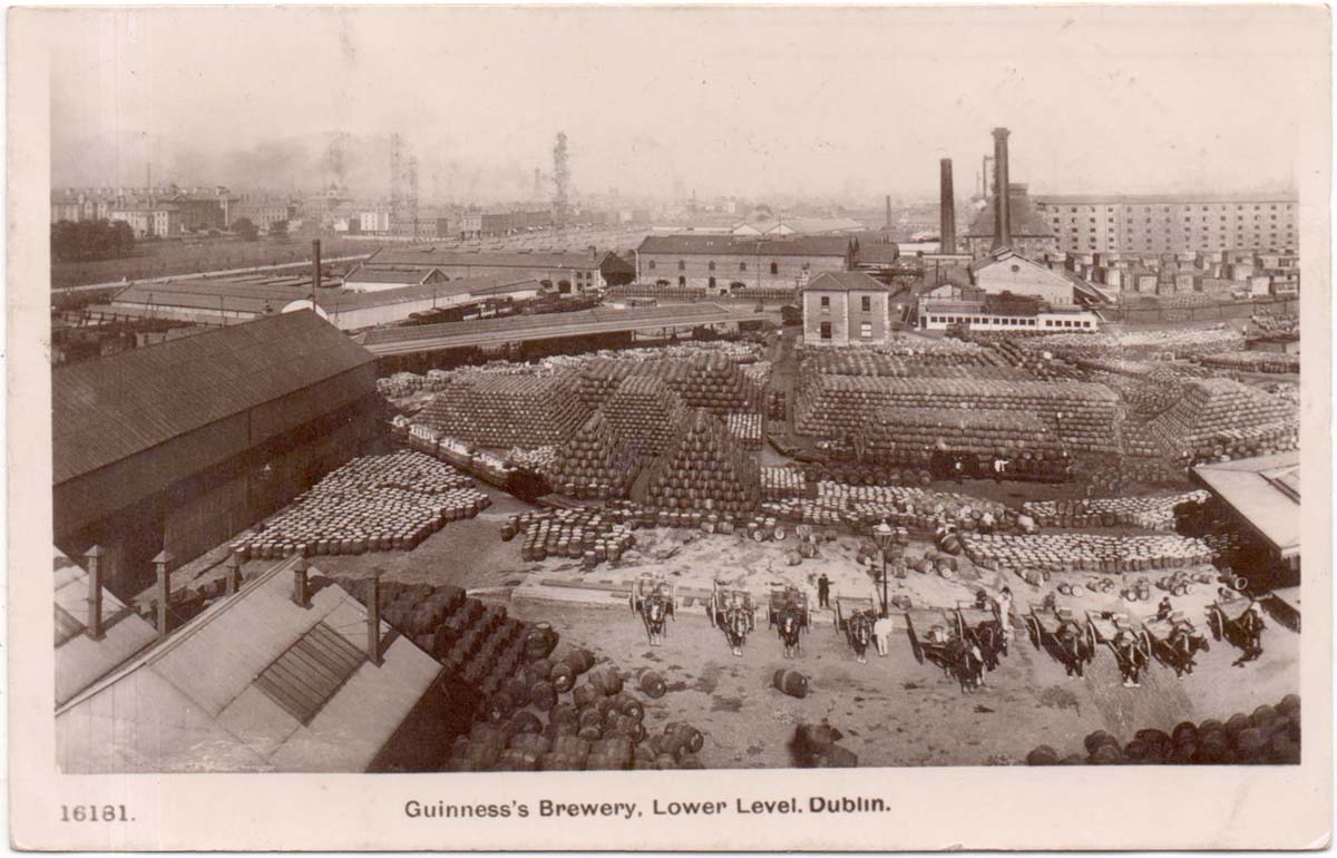 Dublin. Guinness's Brewery, Lower Level, 1913