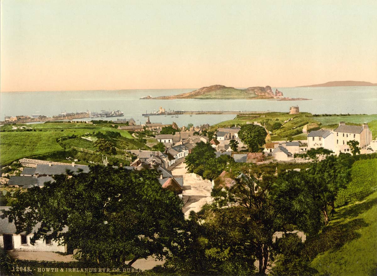 Dublin. Howth and Ireland's Eye, circa 1900