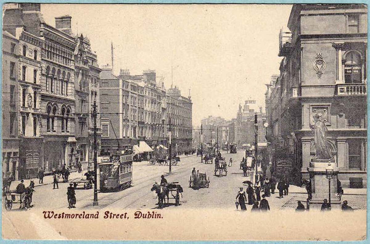 Dublin. Westmoreland Street, 1921