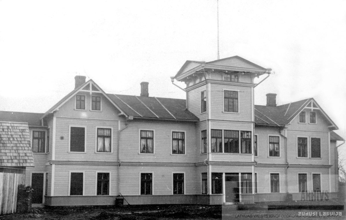 Ainazi. Post and Telegraph, the Building of 1912