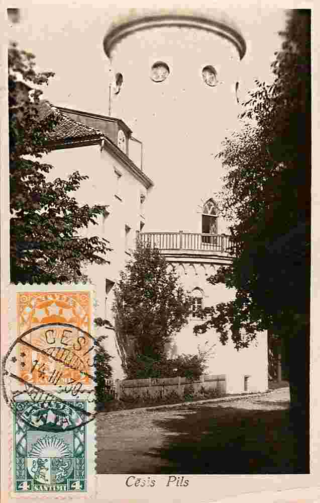 Cēsis Castle, 1930