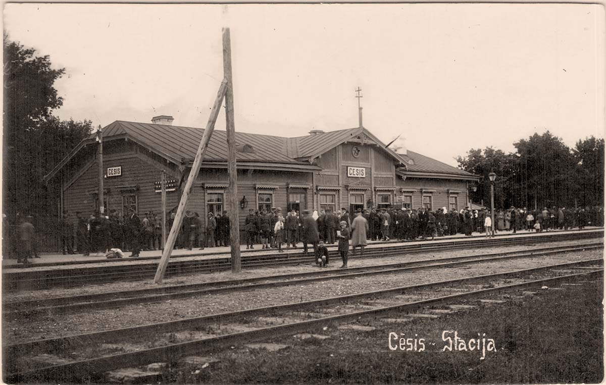 Cesis. Railway Station