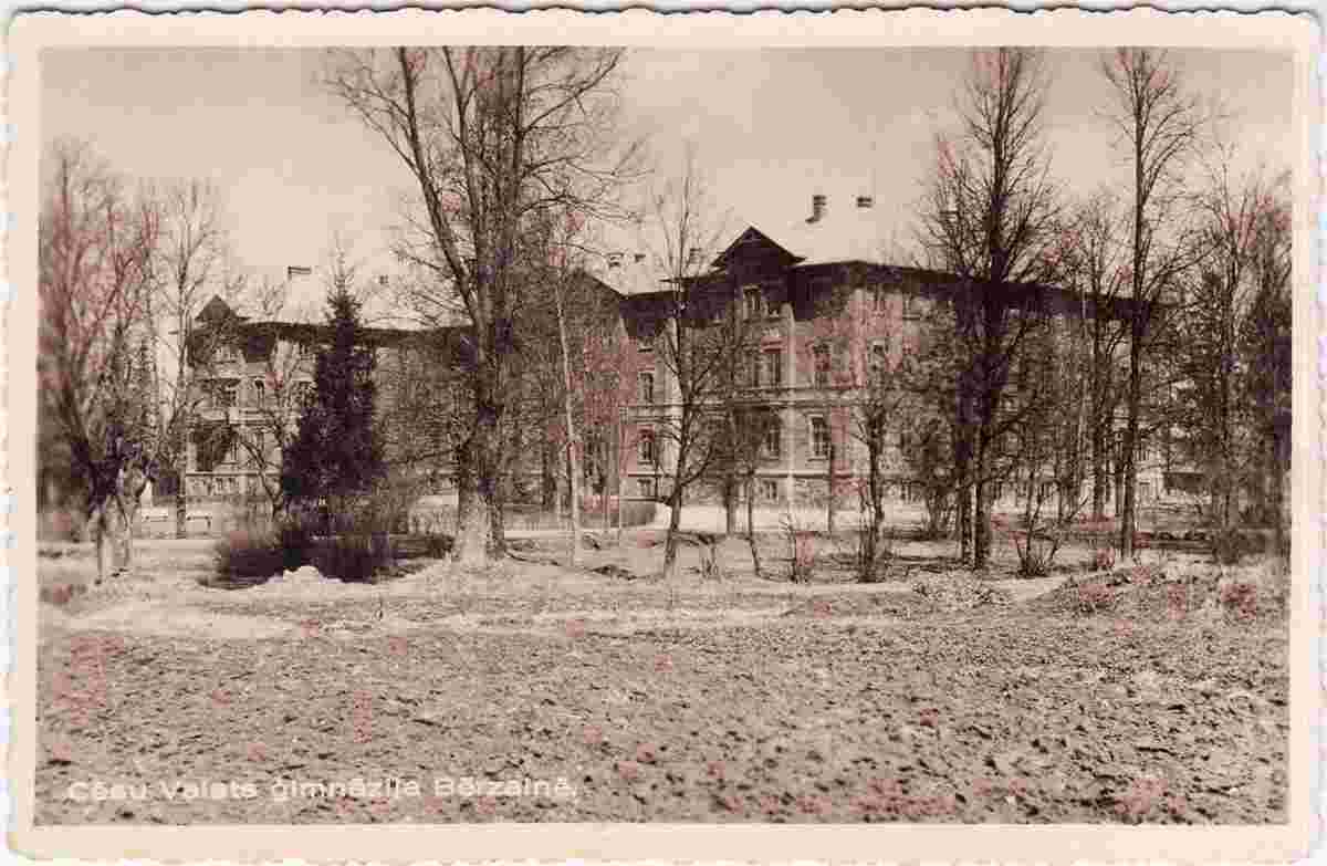 Cesis. State Gymnasium in Berzaine