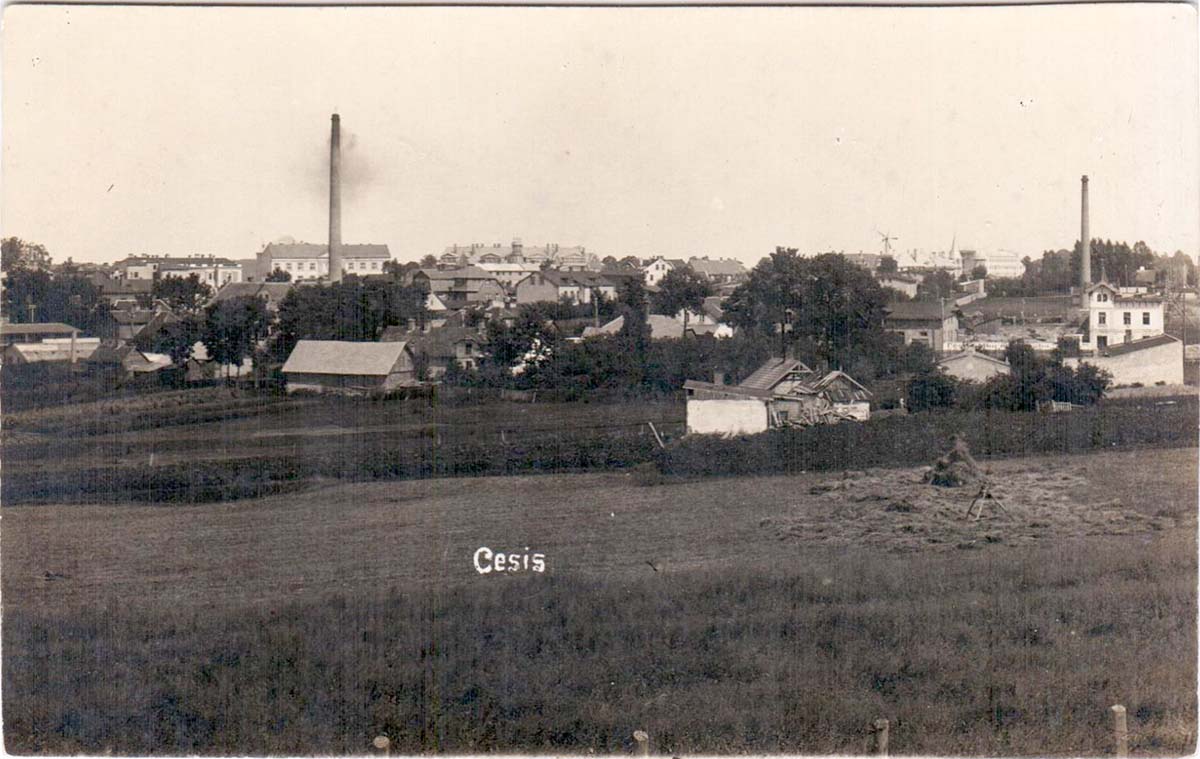 Cesis. View to city