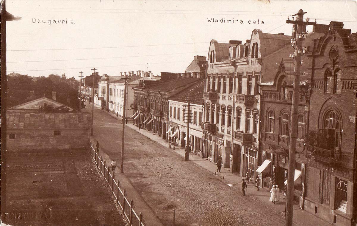 Daugavpils. Vladimirskaya street