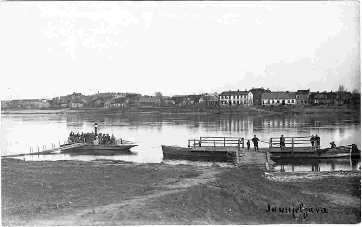 Jaunjelgava. Pier