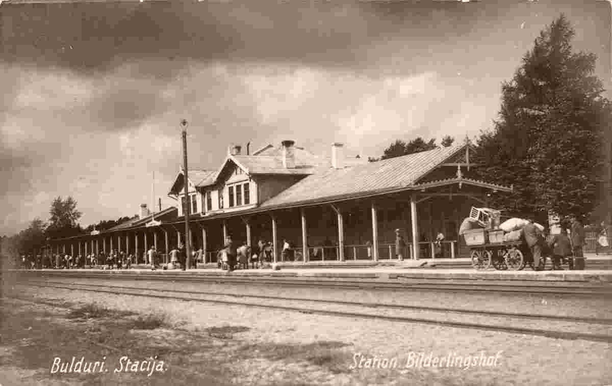 Jurmala. Bulduri (Bilderlingdhof) - Railway station