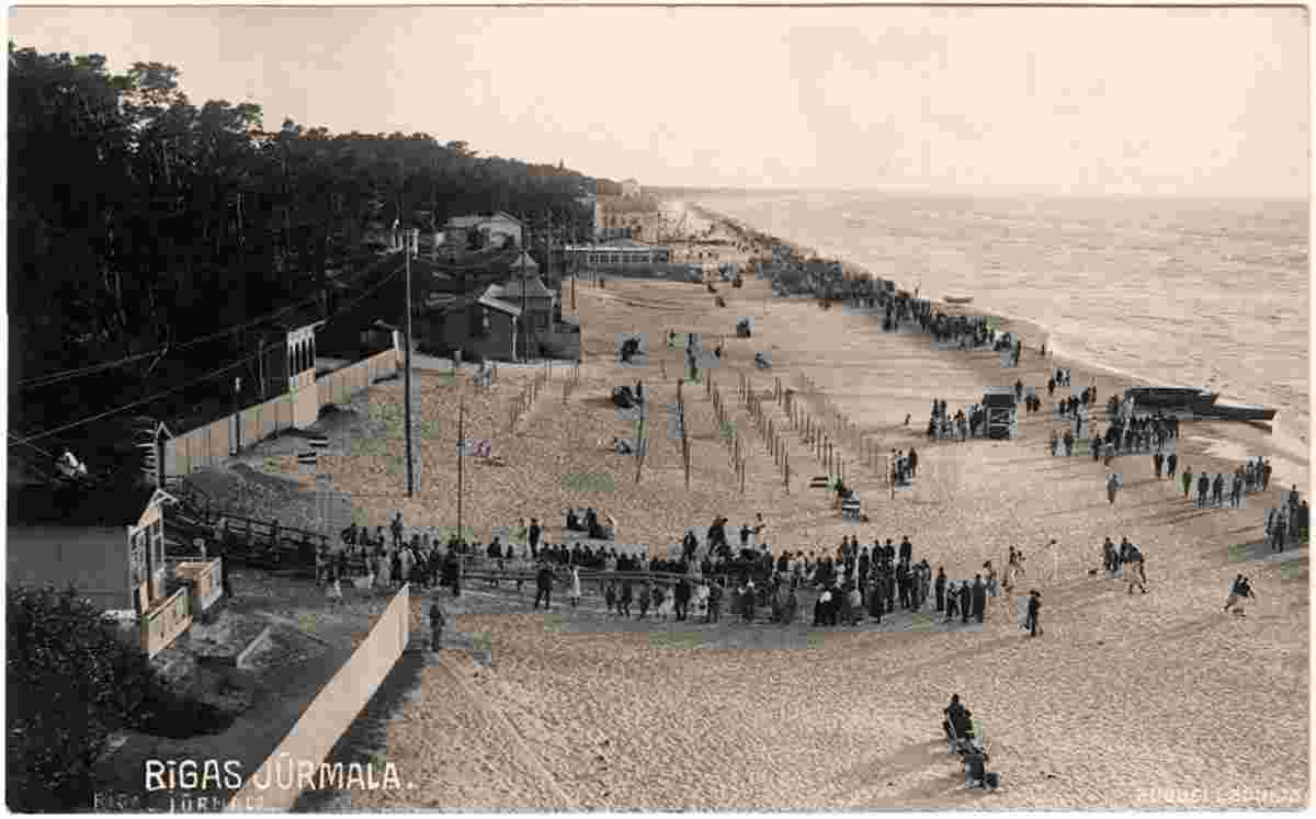 Jurmala. Coast with beach