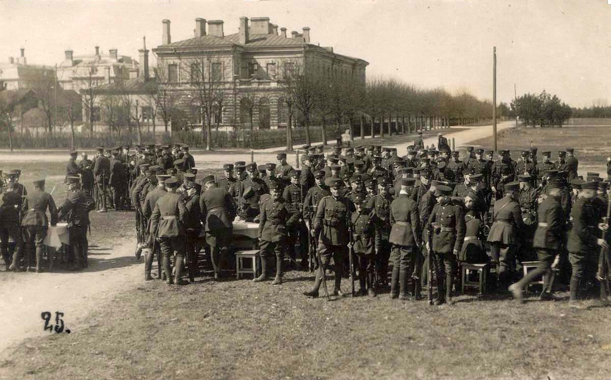 Liepaja. Latvian soldiers, between 1930 and 1940