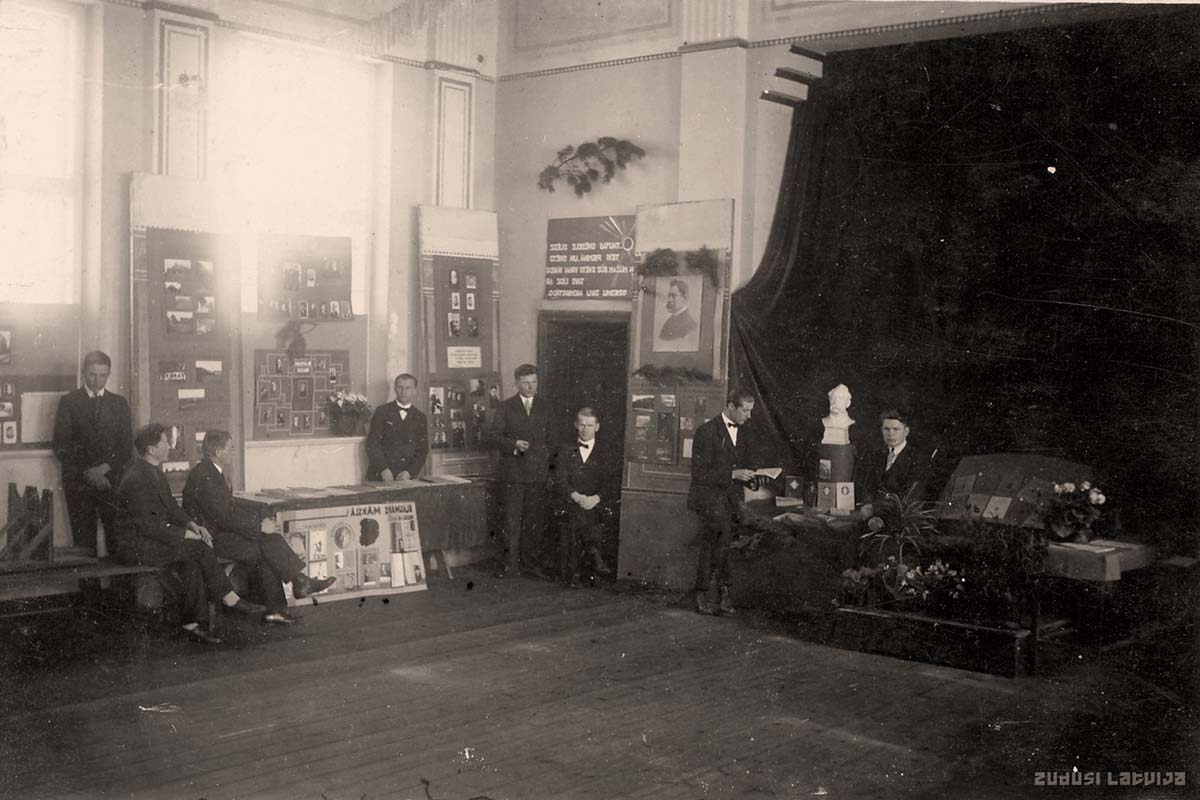 Madona. Male Gymnasium, interior, 1931