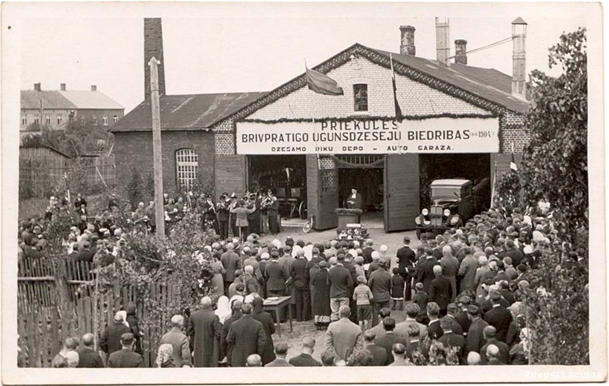Priekule. Fire station