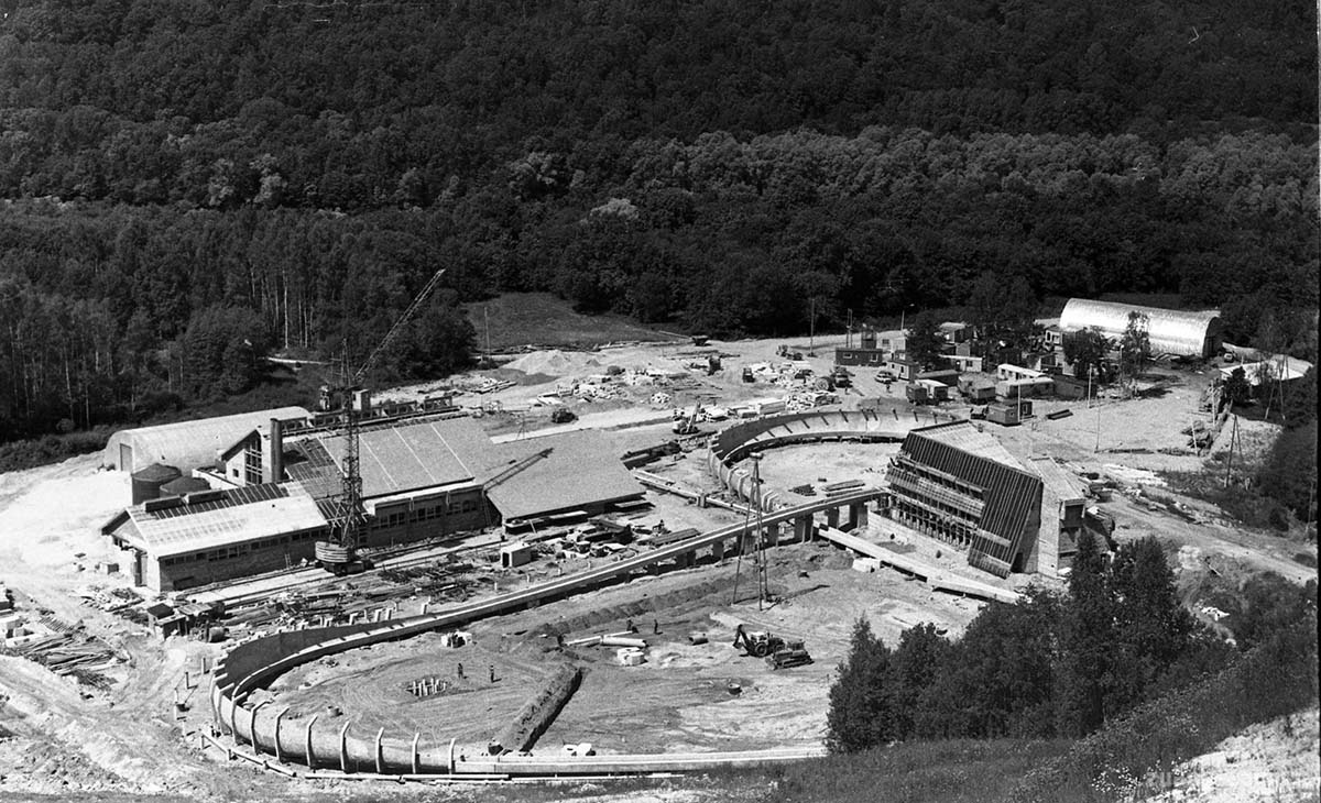 Sigulda. Bobsleigh - Track construction