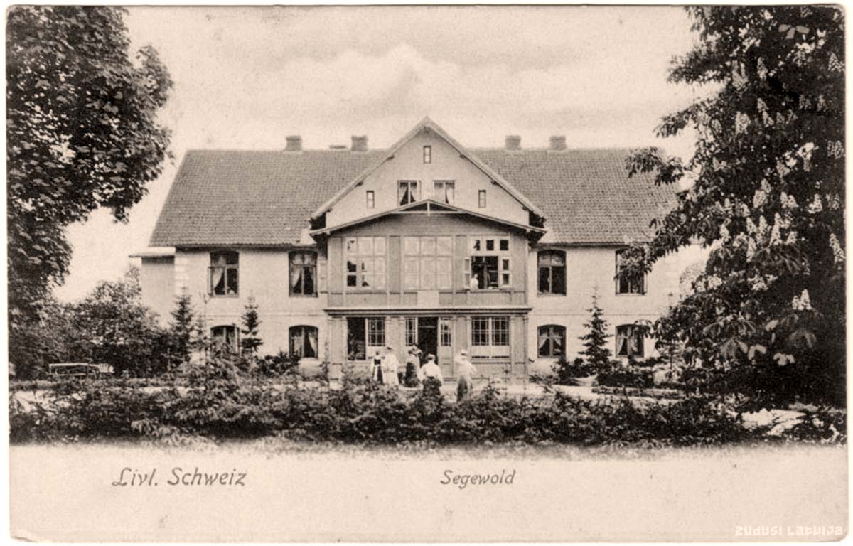 Sigulda. Panorama of the city, 1915