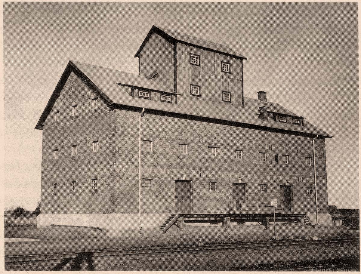 Skrunda. Grain Elevator