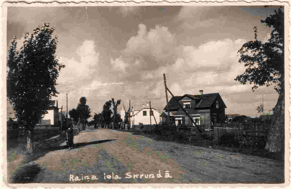 Skrunda. Raina Street