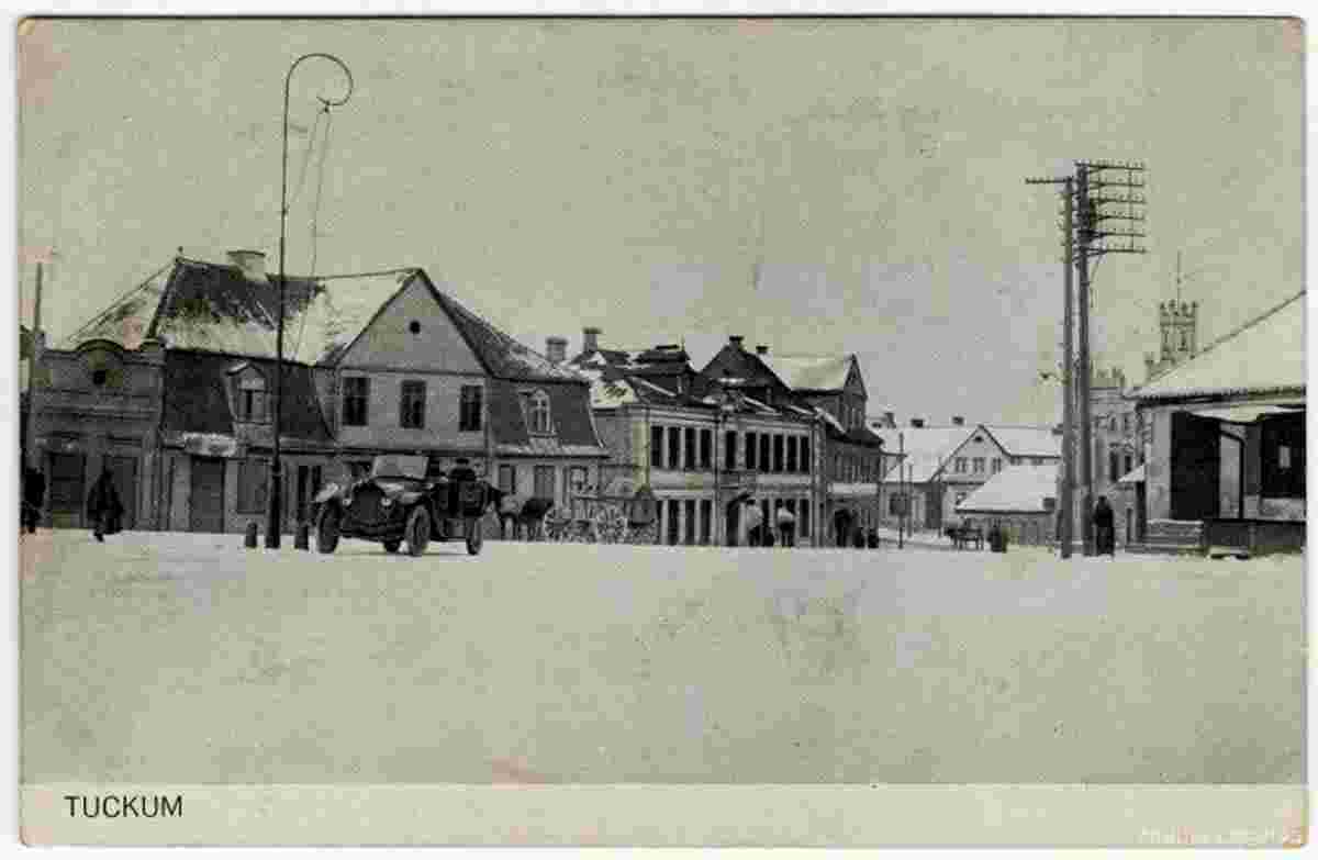 Tukums. Marketplace, 1920s