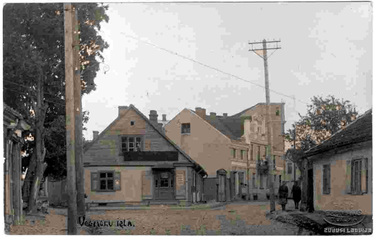 Tukums. Vecmoku street, 1930s