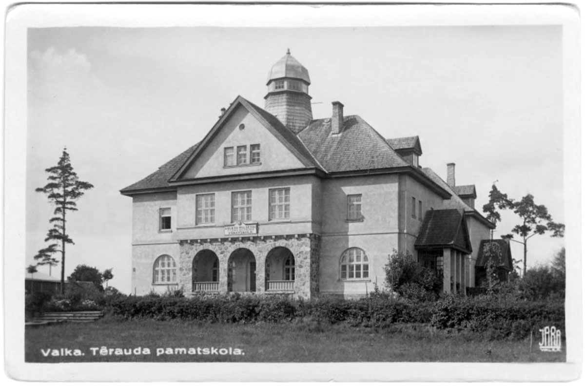 Valka. The first primary school