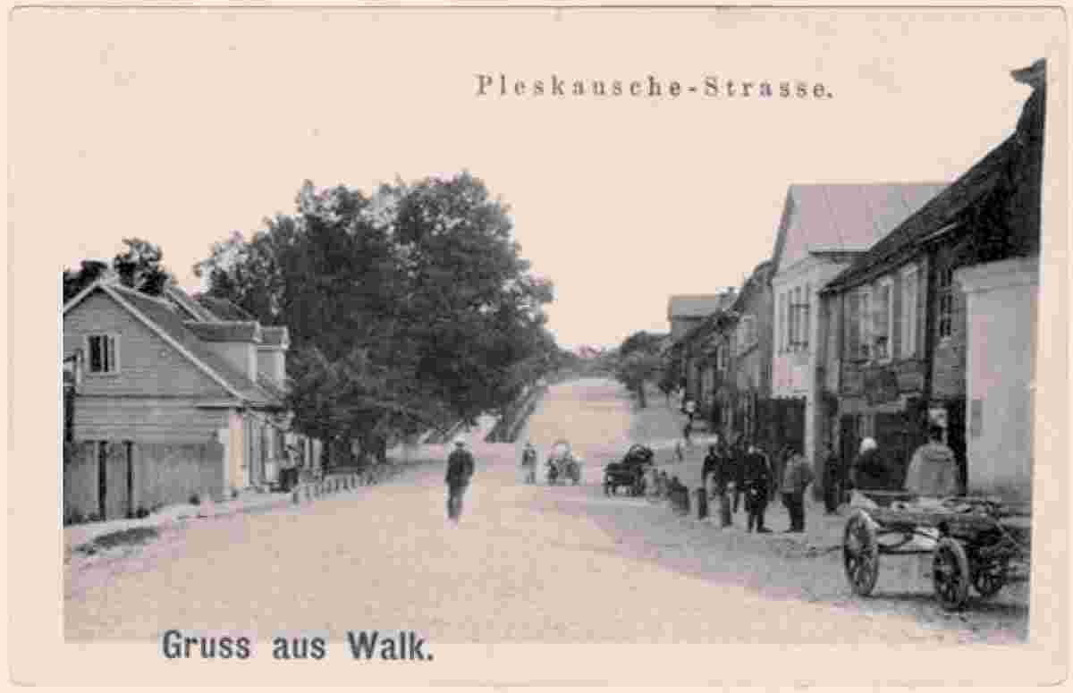 Valka. Pskovskaya Street