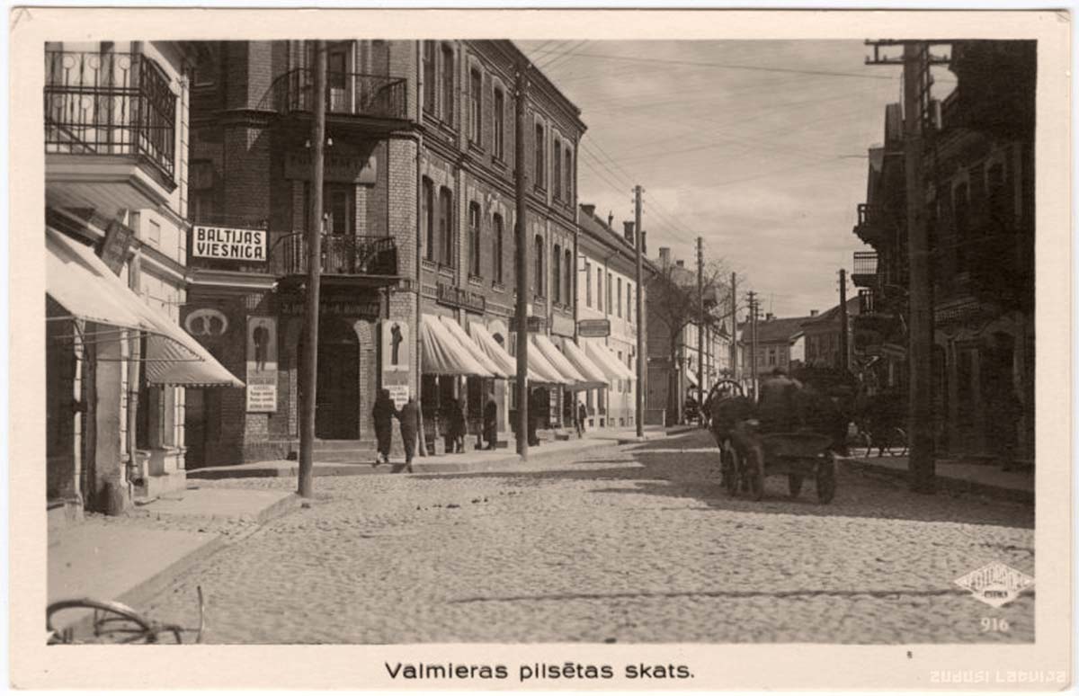 Valmiera. Hotel 'Baltic', 1935
