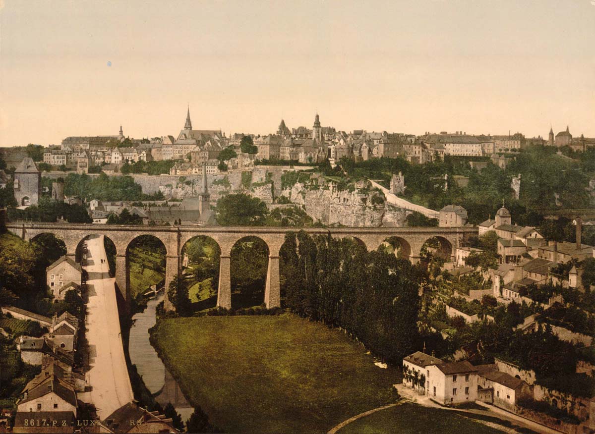 Luxembourg City. Panorama of the city
