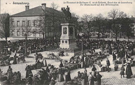 Luxembourg City. The Market at William Square